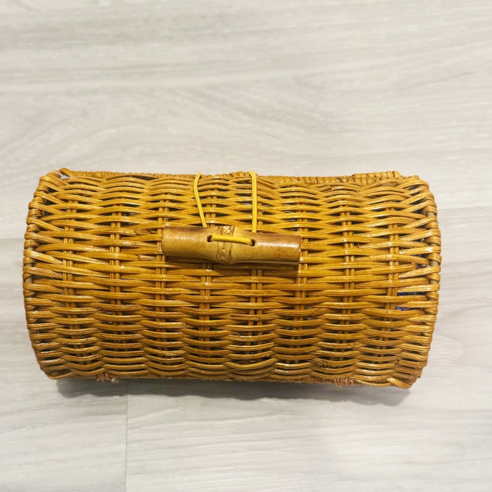 Lilly Pulitzer Wicker Clutch Case